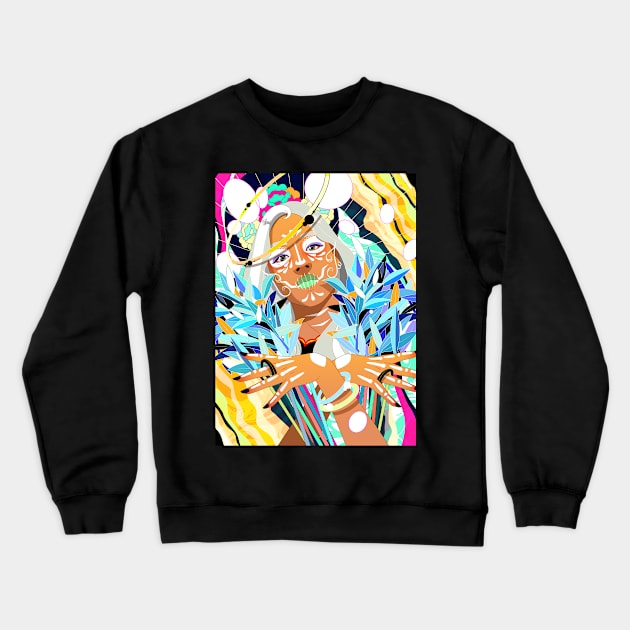 Catrina Crewneck Sweatshirt by sergiosaucedo